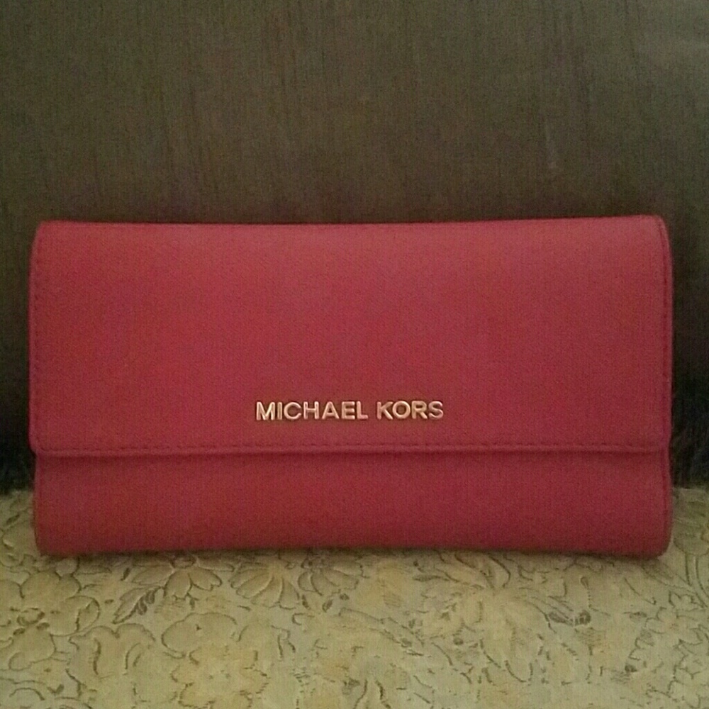 michael kors Wallet red w/box
